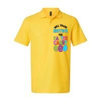 Funny Will Trade Brother For Easter Candy Softstyle Adult Sport Polo