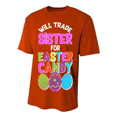 Funny Will Trade Sister For Easter Candy Youth Performance Sprint T-Shirt