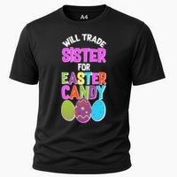 Funny Will Trade Sister For Easter Candy Cooling Performance Crew T-Shirt