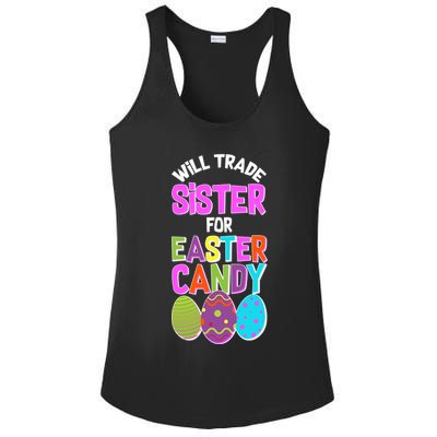 Funny Will Trade Sister For Easter Candy Ladies PosiCharge Competitor Racerback Tank