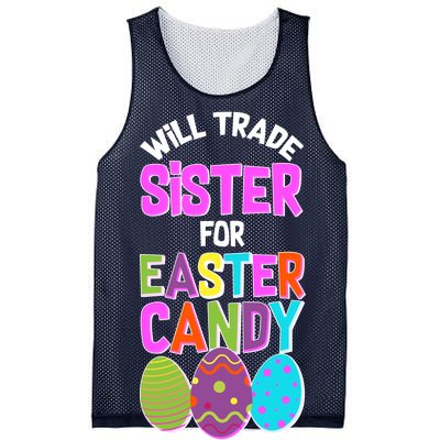 Funny Will Trade Sister For Easter Candy Mesh Reversible Basketball Jersey Tank