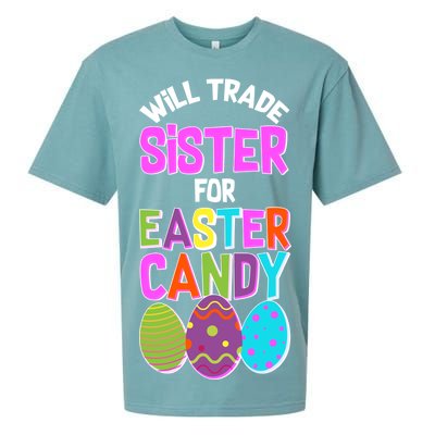 Funny Will Trade Sister For Easter Candy Sueded Cloud Jersey T-Shirt