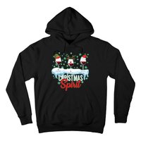 Funny Wine Christmas Spirit Hoodie