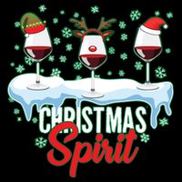 Funny Wine Christmas Spirit 16 in Basic Backpack