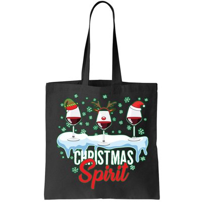 Funny Wine Christmas Spirit Bag