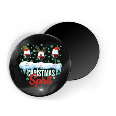 Funny Wine Christmas Spirit Magnet