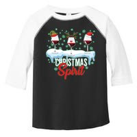 Funny Wine Christmas Spirit Toddler Fine Jersey T-Shirt