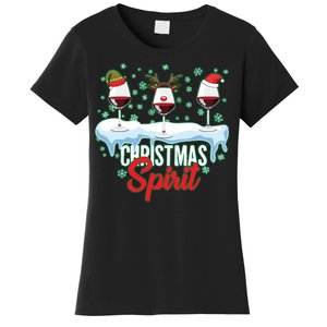 Funny Wine Christmas Spirit Women's T-Shirt