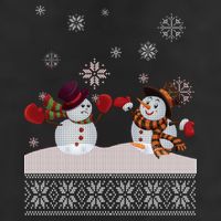Funny Winter Snowman Ugly Christmas Adult Drive Performance Visor