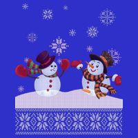Funny Winter Snowman Ugly Christmas Visor