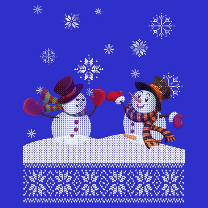Funny Winter Snowman Ugly Christmas Visor