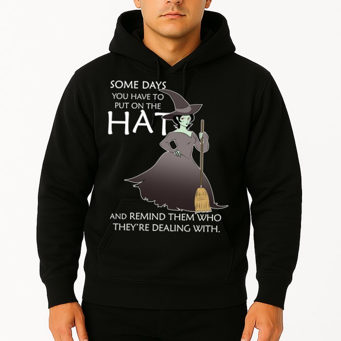 Funny Witch Some Day You Have To Put On The Hat Hoodie
