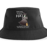 Funny Witch Some Day You Have To Put On The Hat Sustainable Bucket Hat