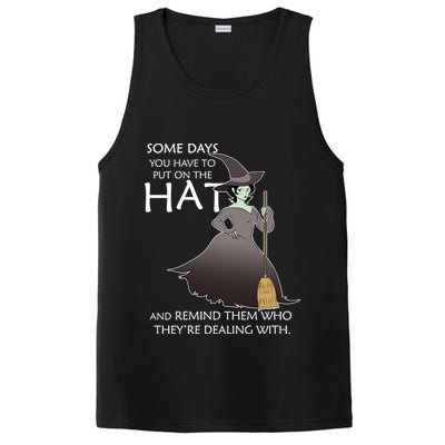 Funny Witch Some Day You Have To Put On The Hat PosiCharge Competitor Tank