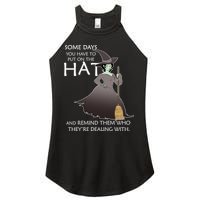 Funny Witch Some Day You Have To Put On The Hat Women's Perfect Tri Rocker Tank