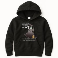 Funny Witch Some Day You Have To Put On The Hat Kids Hoodie