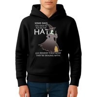 Funny Witch Some Day You Have To Put On The Hat Kids Hoodie