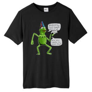 Funny Wizard Kermit Meme Tall Fusion ChromaSoft Performance T-Shirt