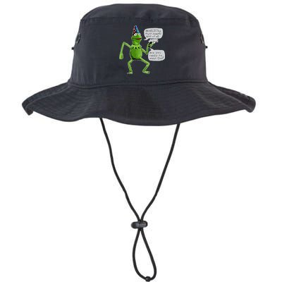 Funny Wizard Kermit Meme Bucket Hat