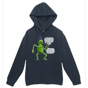 Funny Wizard Kermit Meme Urban Pullover Hoodie