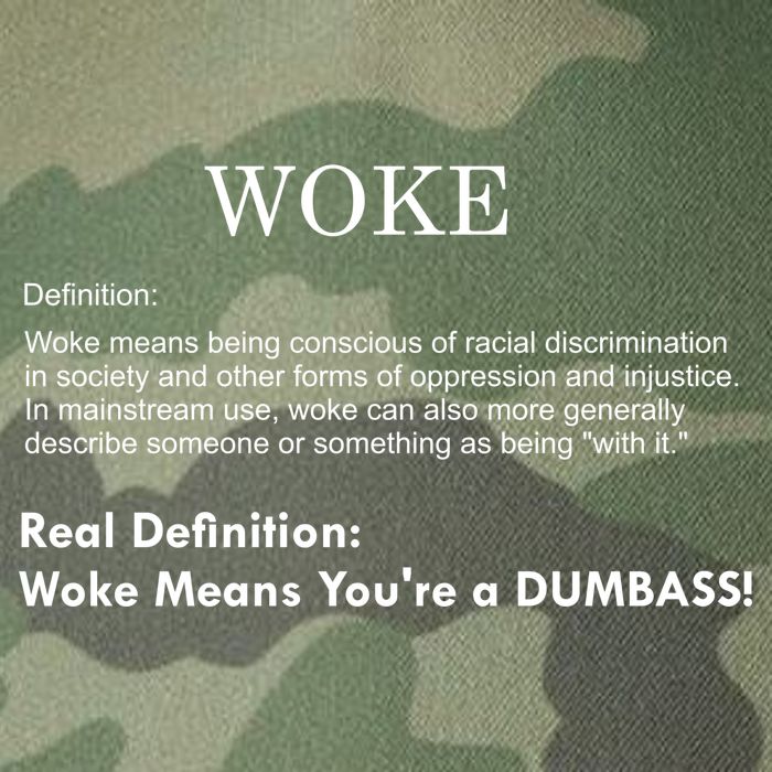 Funny Woke Real Definition Legacy Tie Dye Trucker Hat