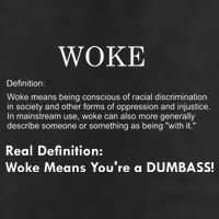 Funny Woke Real Definition 7 Panel Mesh Trucker Snapback Hat