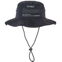 Funny Woke Real Definition Legacy Cool Fit Booney Bucket Hat