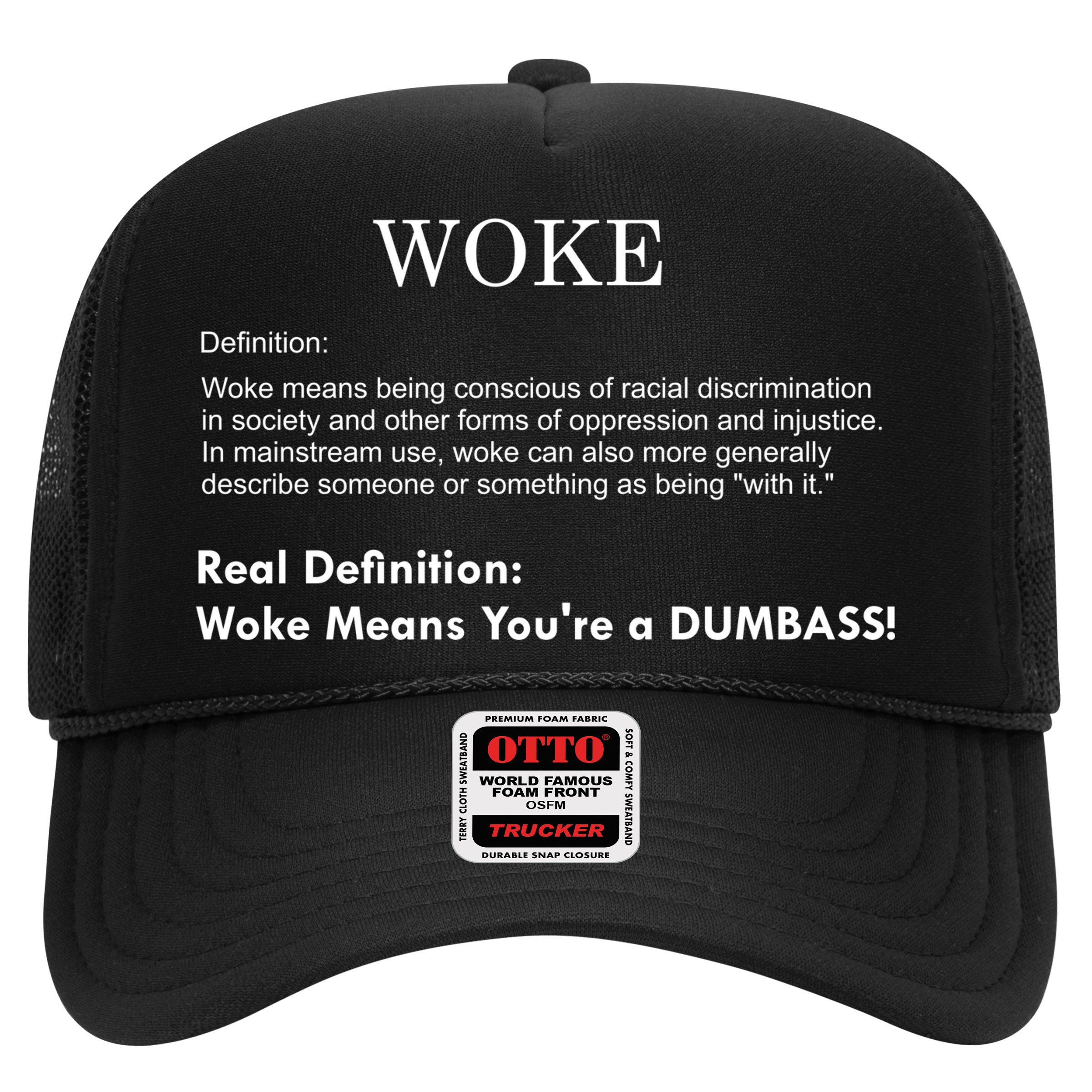 Funny Woke Real Definition Hat