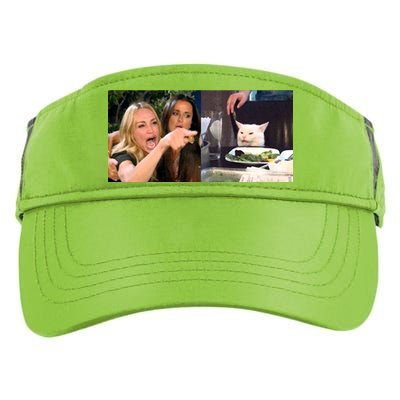 Funny Woman Yelling At Cat Meme  Adult Drive Performance Visor