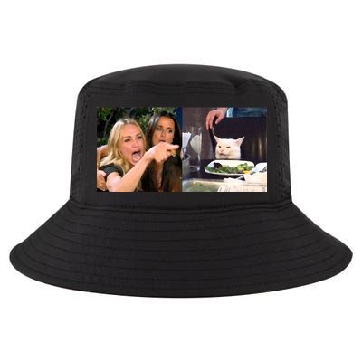 Funny Woman Yelling At Cat Meme  Cool Comfort Performance Bucket Hat