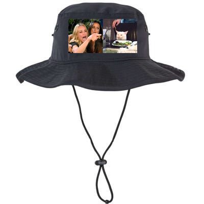 Funny Woman Yelling At Cat Meme  Legacy Cool Fit Booney Bucket Hat