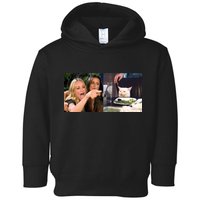 Funny Woman Yelling At Cat Meme  Toddler Hoodie