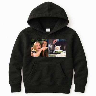 Funny Woman Yelling At Cat Meme  Kids Hoodie