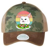 Funny Woman Yelling at Table Cat Meme Legacy Tie Dye Trucker Hat