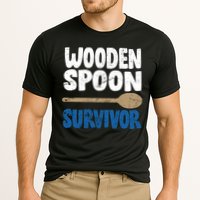 Funny Wooden Spoon Survivor Distressed Cooling Performance Crew T-Shirt
