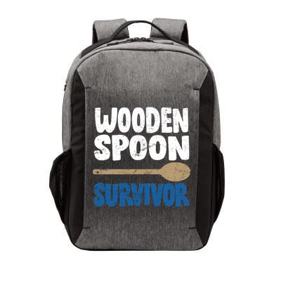 Funny Wooden Spoon Survivor Distressed Vector Backpack