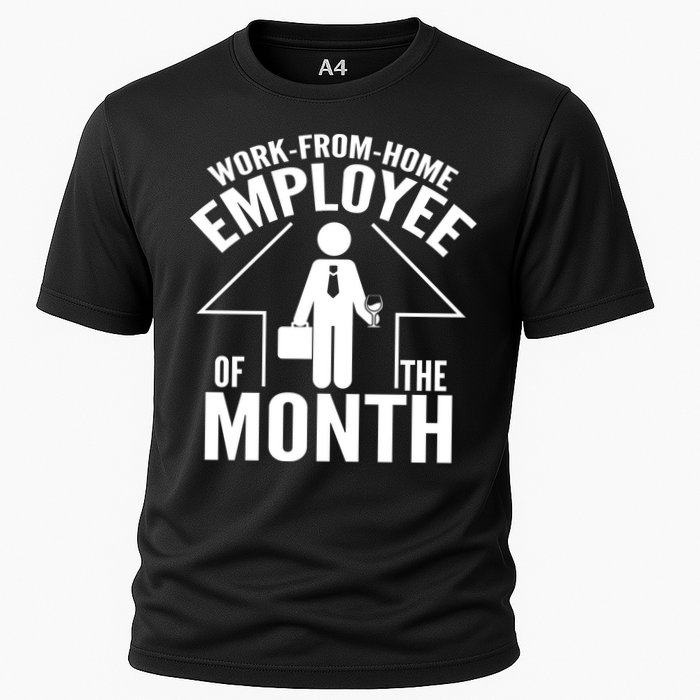 Funny Work From Home Employee Of The Month Performance Shirt