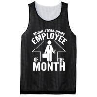 Funny Work From Home Employee Of The Month Mesh Reversible Basketball Jersey Tank