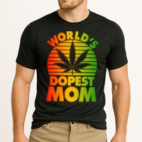 Funny World's Dopest Mom Cooling Performance Crew T-Shirt
