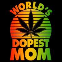 Funny World's Dopest Mom Cooling Performance Crew T-Shirt