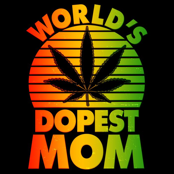 Funny World's Dopest Mom Cooling Performance Crew T-Shirt