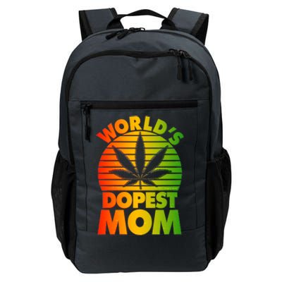 Funny World's Dopest Mom Daily Commute Backpack