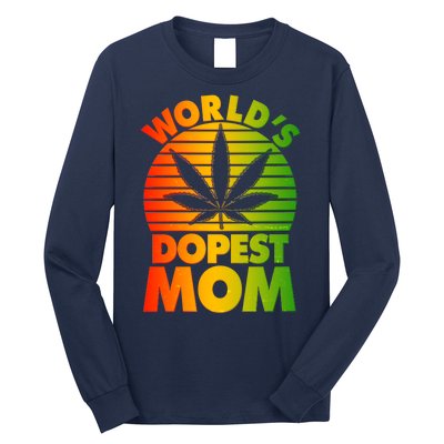 Funny World's Dopest Mom Long Sleeve Shirt