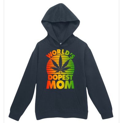 Funny World's Dopest Mom Urban Pullover Hoodie