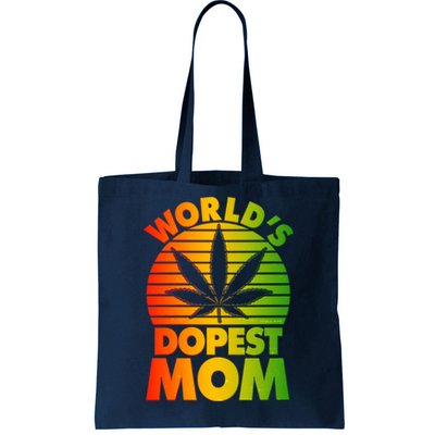 Funny World's Dopest Mom Tote Bag