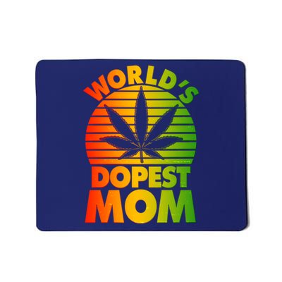 Funny World's Dopest Mom Mousepad