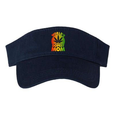 Funny World's Dopest Mom Valucap Bio-Washed Visor