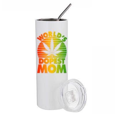 Funny World's Dopest Mom Stainless Steel Tumbler