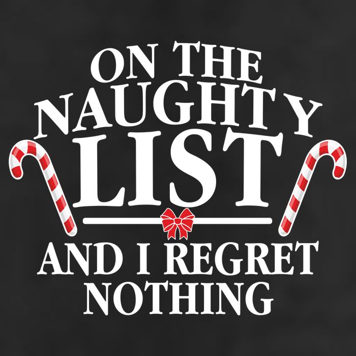 Funny X-Mas On the Naughty List I Regret Nothing Beanie