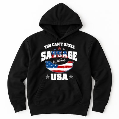 Funny You Can't Spell Sausage Without USA Hoodie